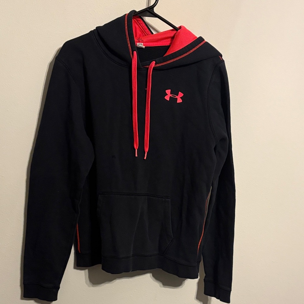 Under Armour Black Hoodie with Red Details